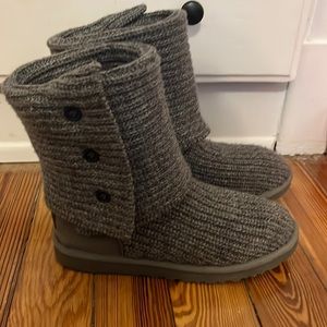 Ugg grey sweater boots